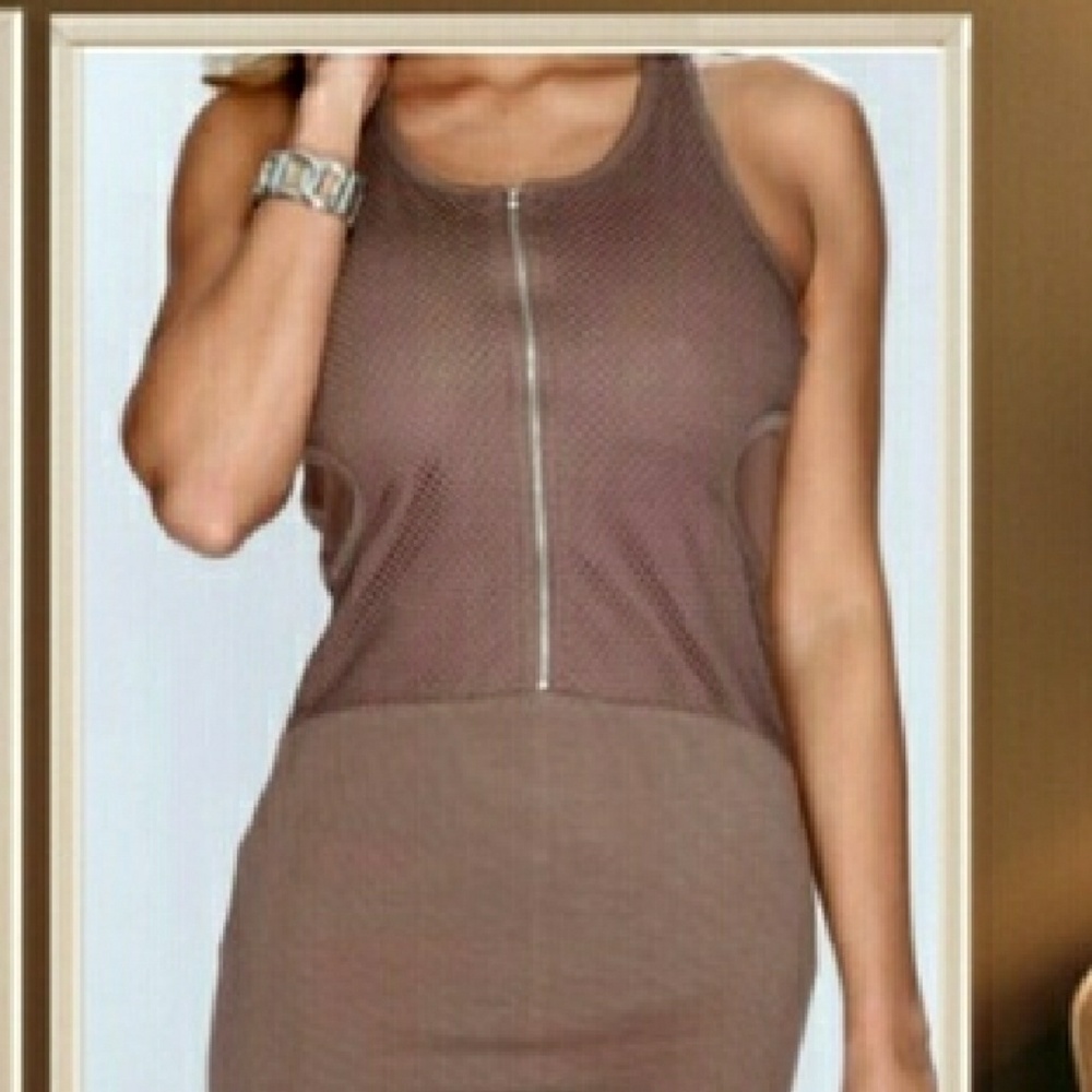 NWOT Brown dress
